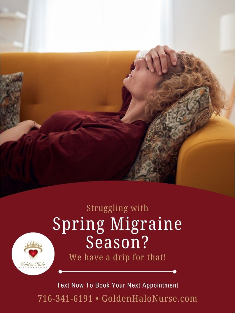 Struggling with Spring Migraine Season? We have a drip for that!