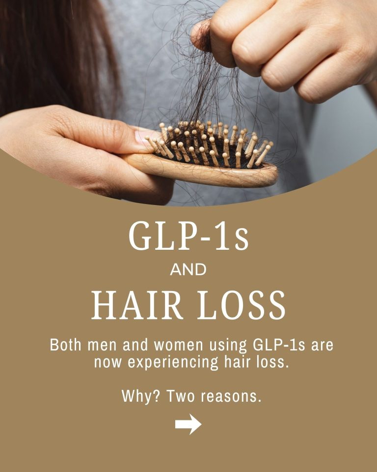 Read more about the article GLP-1s have grown in popularity but an unfortunate side effect seen in both women and men is heavy hair loss